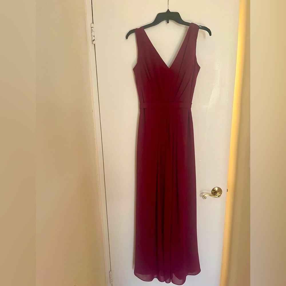 Social Bridesmaid Chiffon Dress